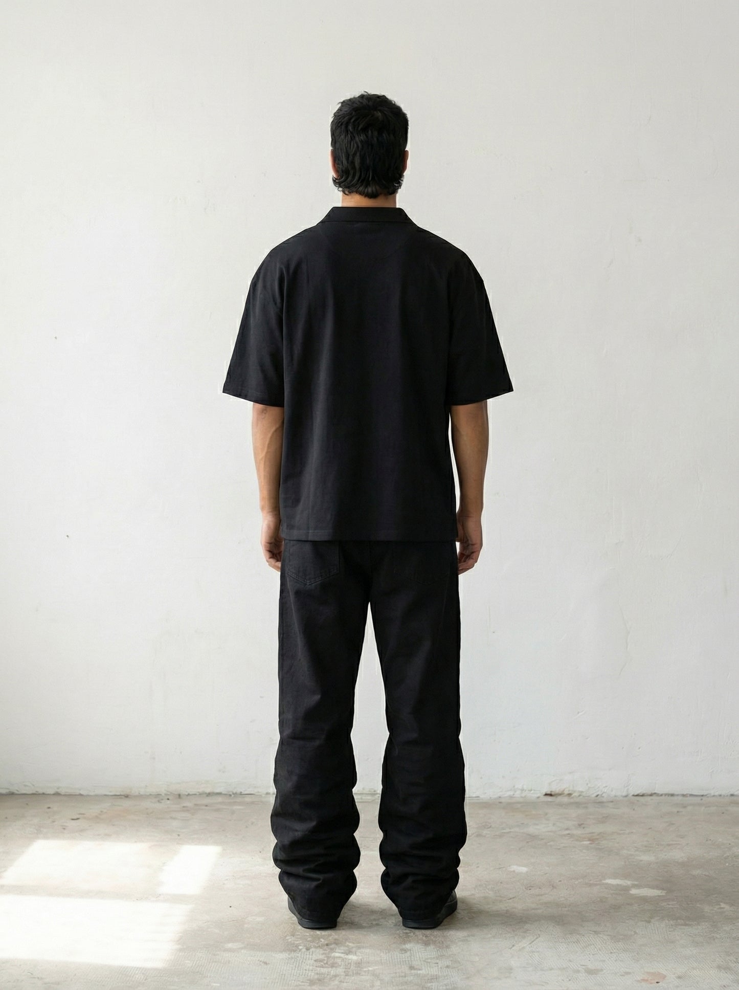 DOUBLE IDENTITY CLASSIC BLACK POLO