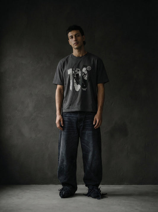 MASKED DARKGRAY TEE