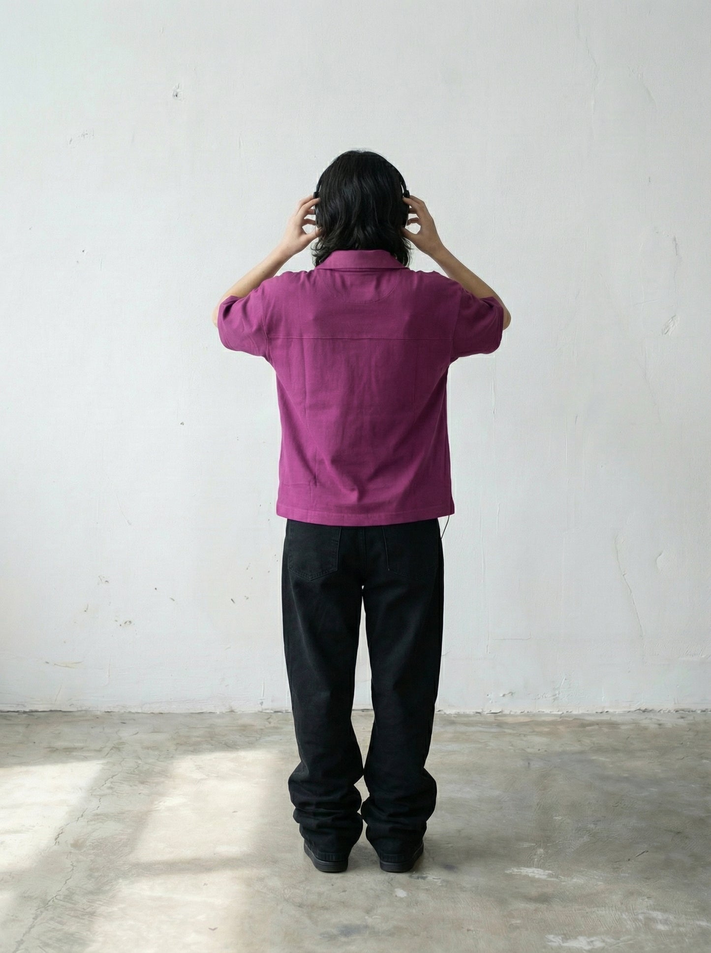 DOUBLE IDENTITY RASPBERRY POLO