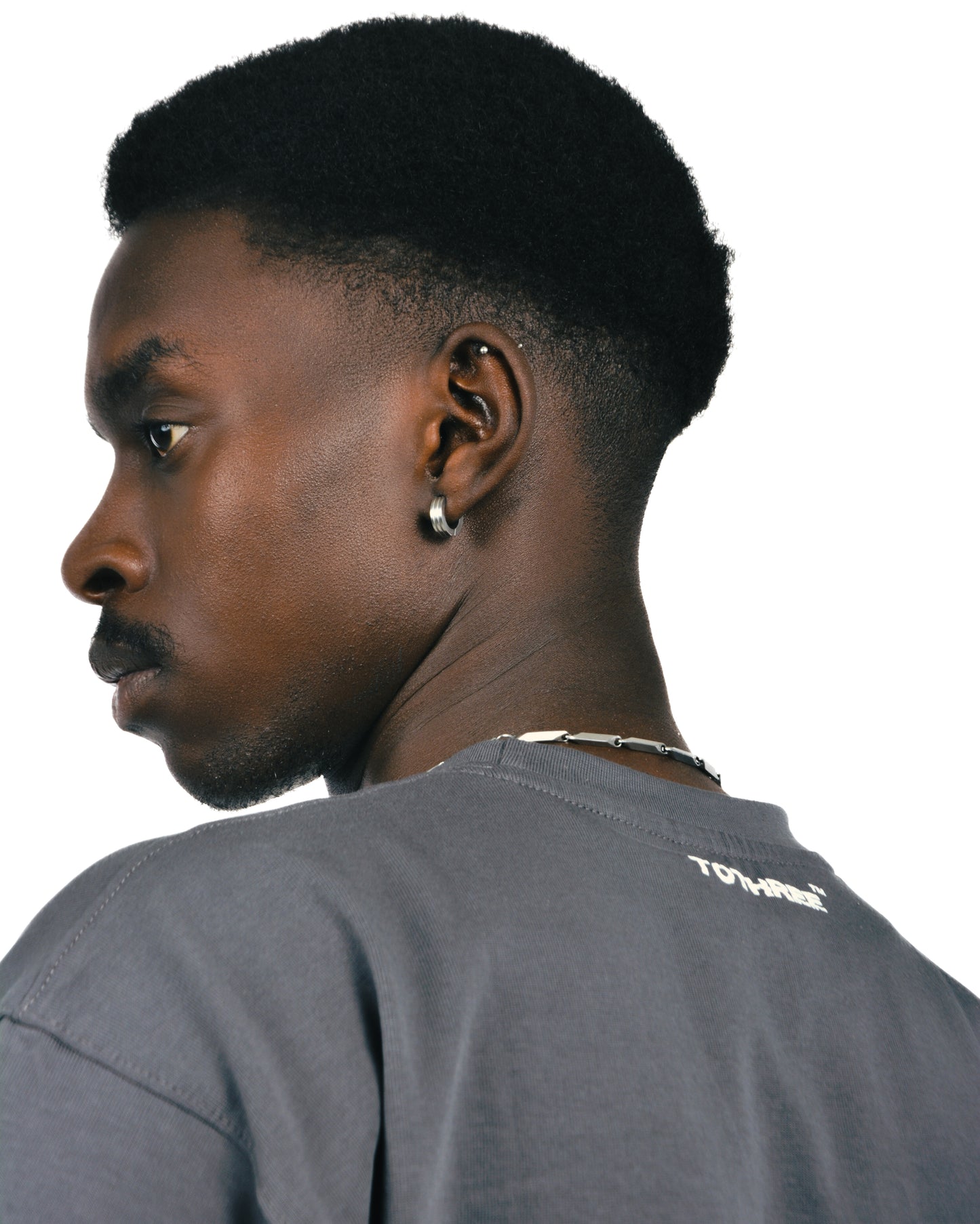 Scratches Grey tee
