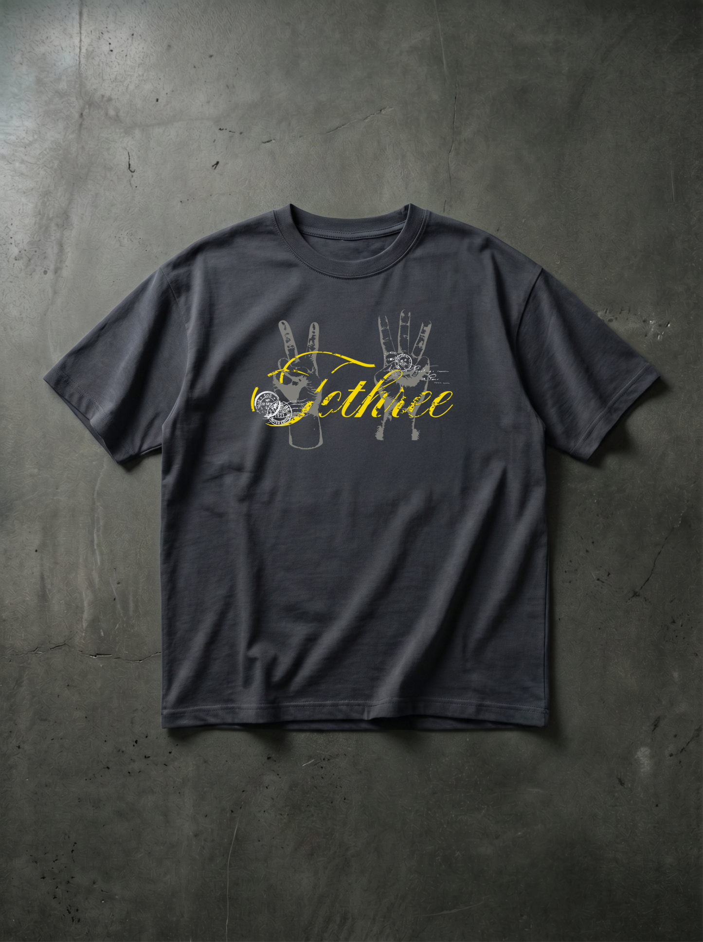 STAMP DARKGRAY TEE