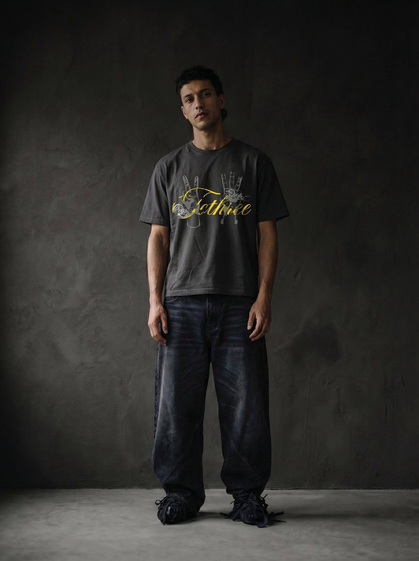 STAMP DARKGRAY TEE