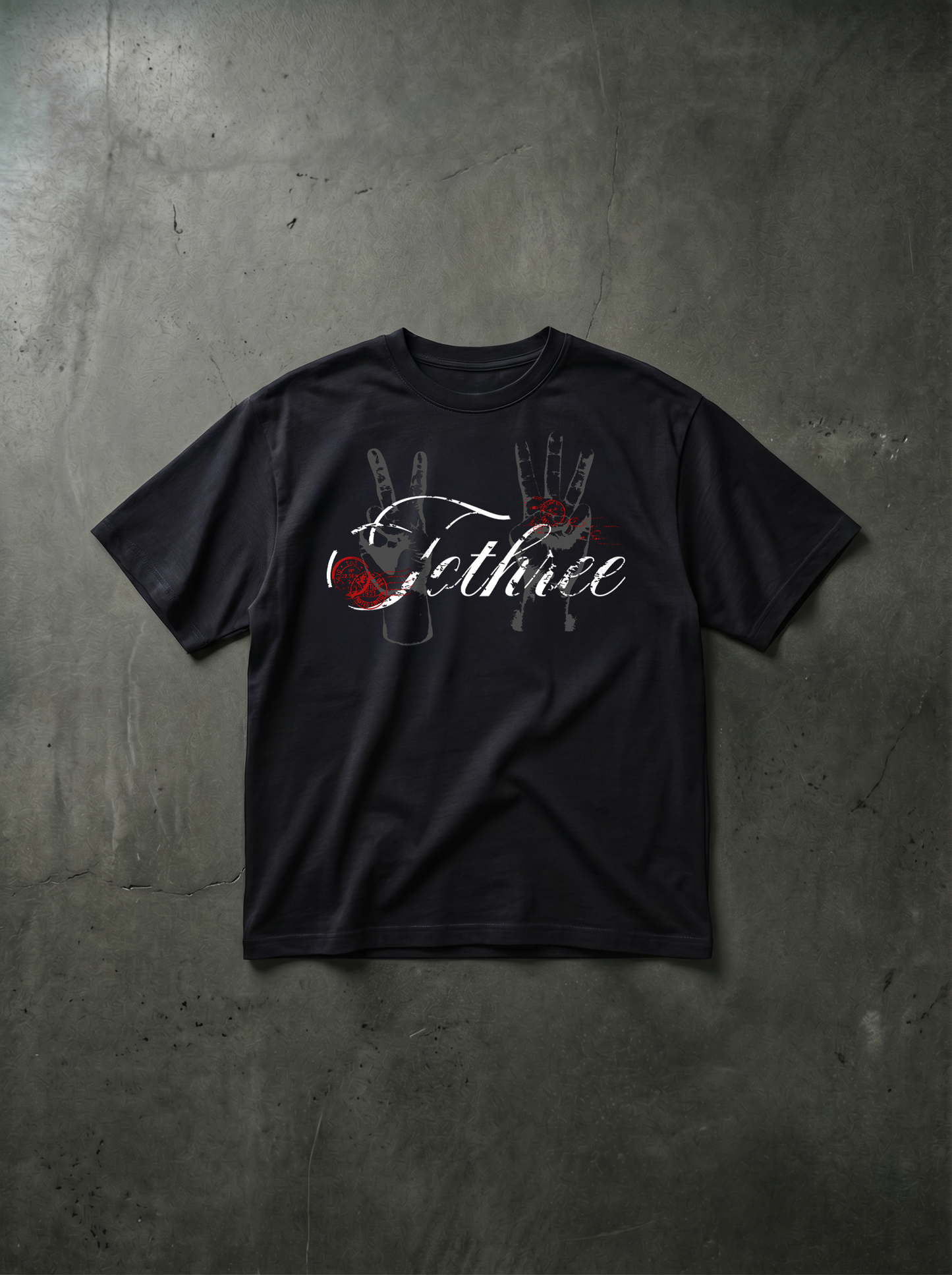 STAMP BLACK TEE