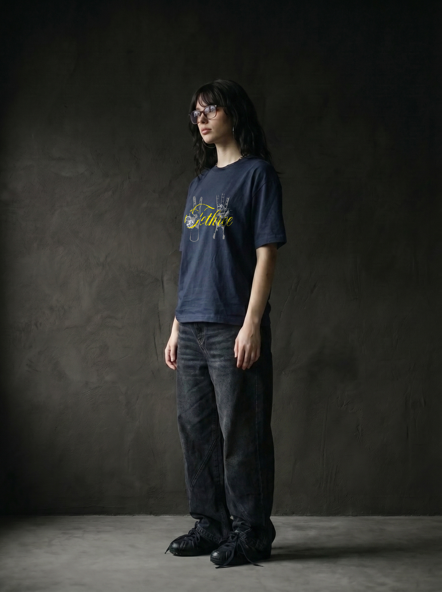 STAMP NAVY TEE