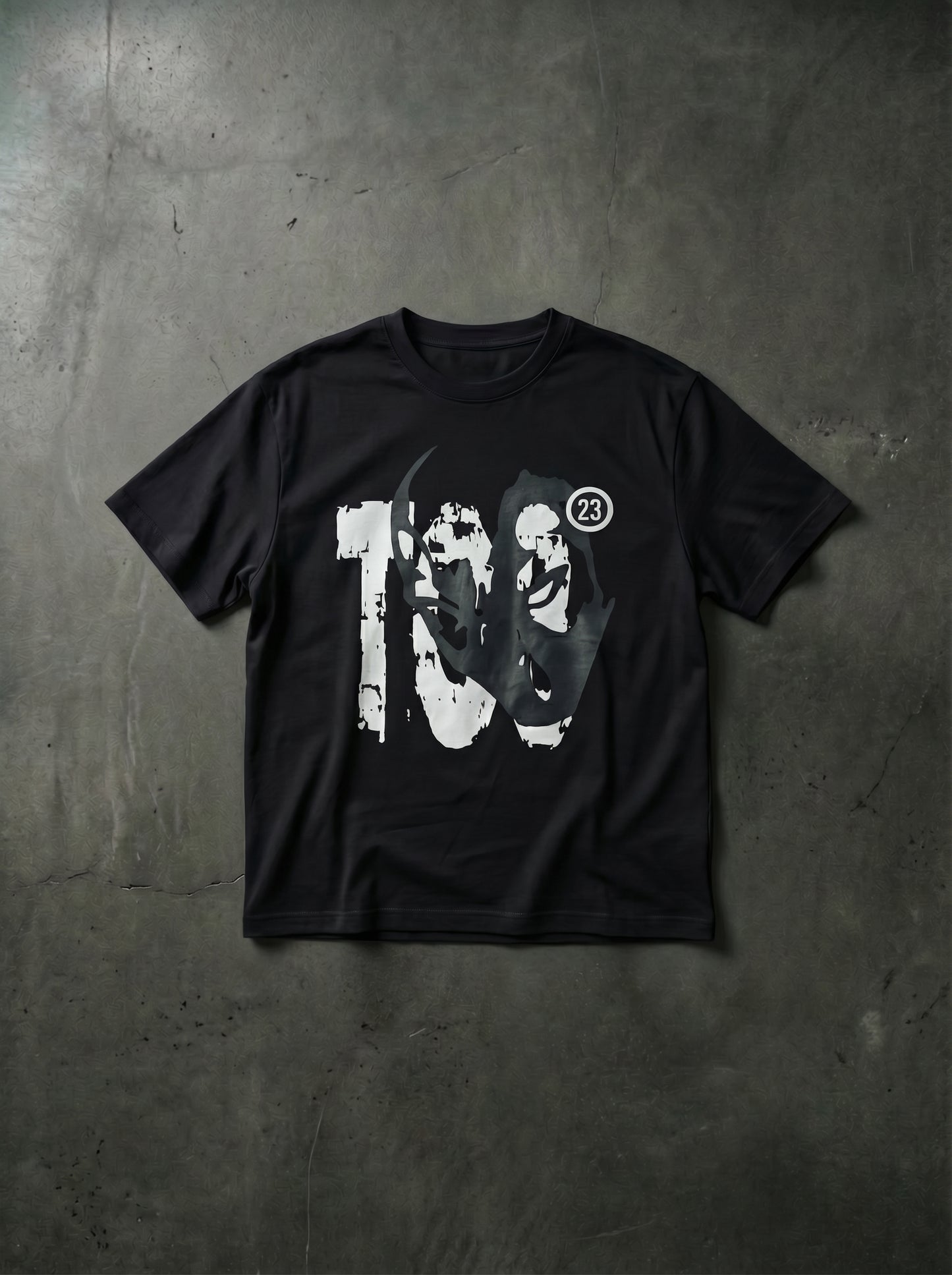 MASKED BLACK TEE
