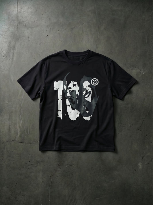 MASKED BLACK TEE