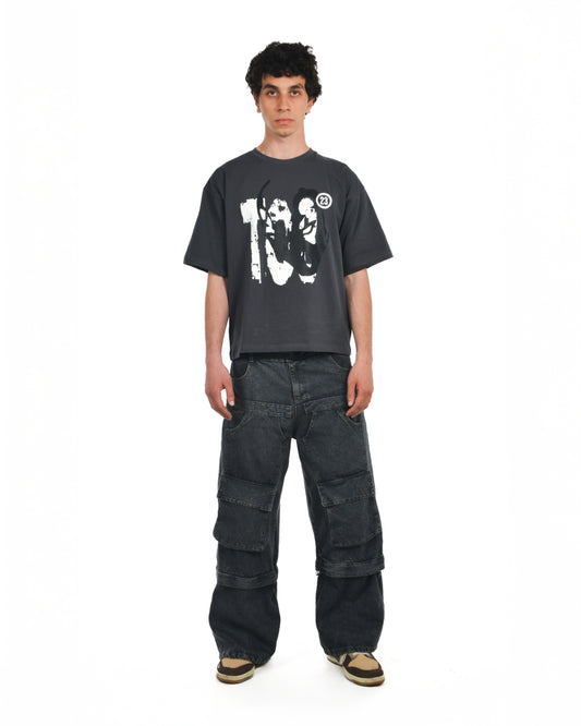 Masked Gray Tee