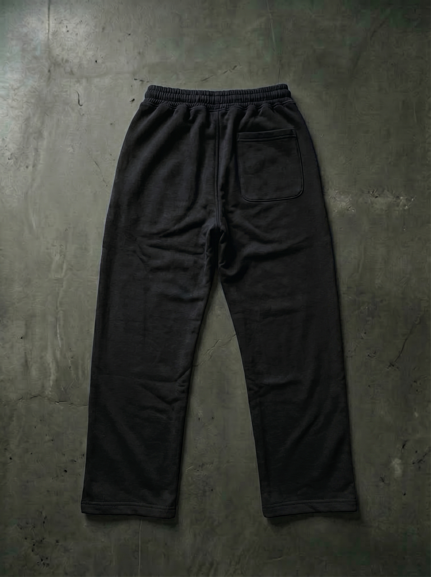 TOTHREE LOGO BLACK SWEATPANTS