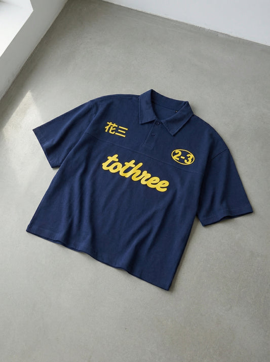 DOUBLE IDENTITY MIDNIGHT NAVY POLO
