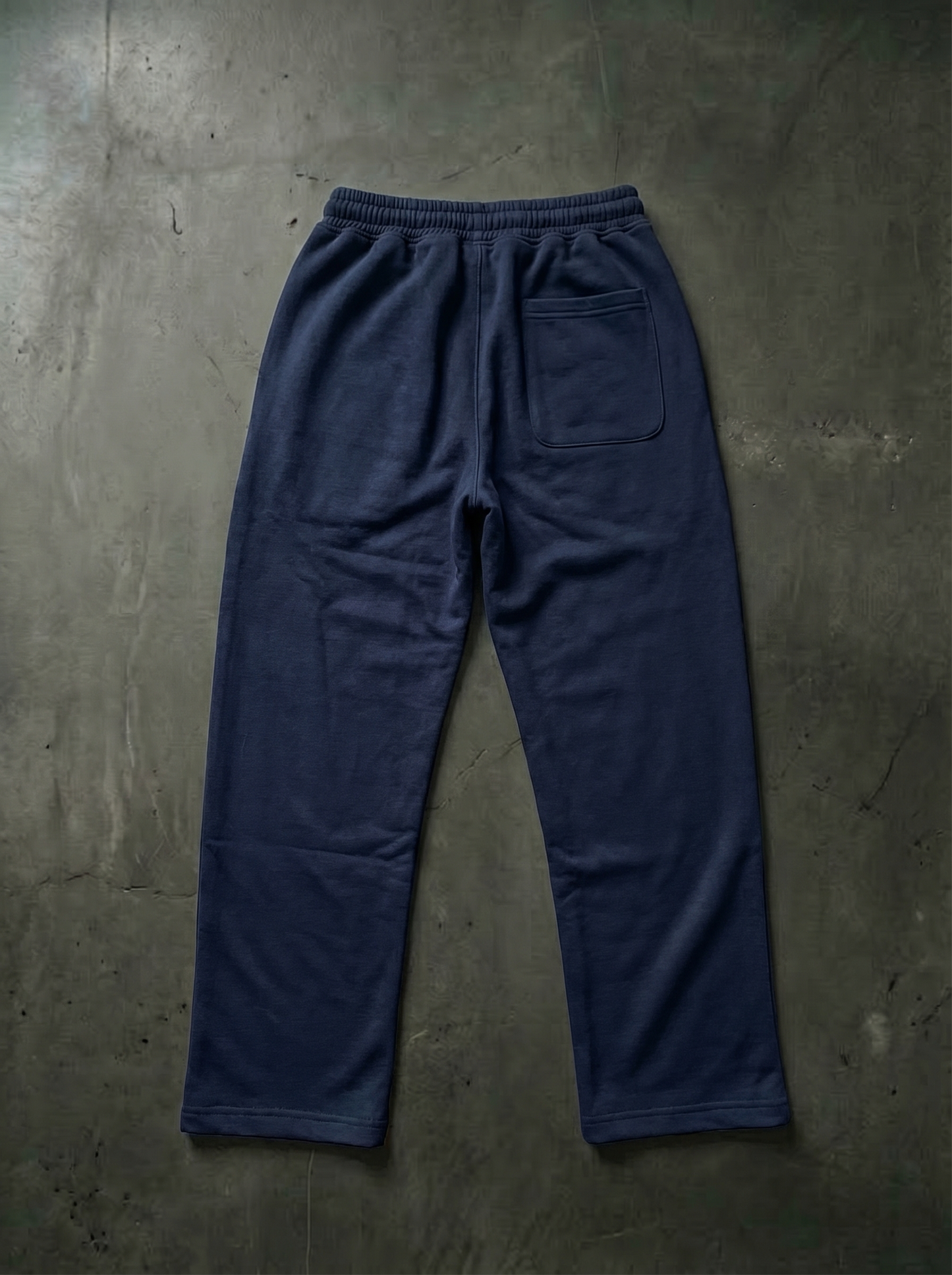 TOTHREE LOGO NAVY SWEATPANTS