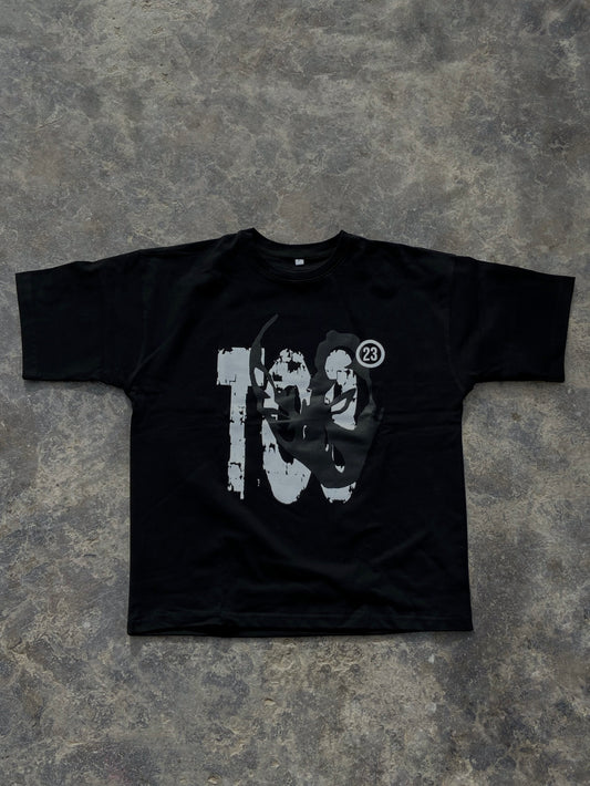 Masked Black tee