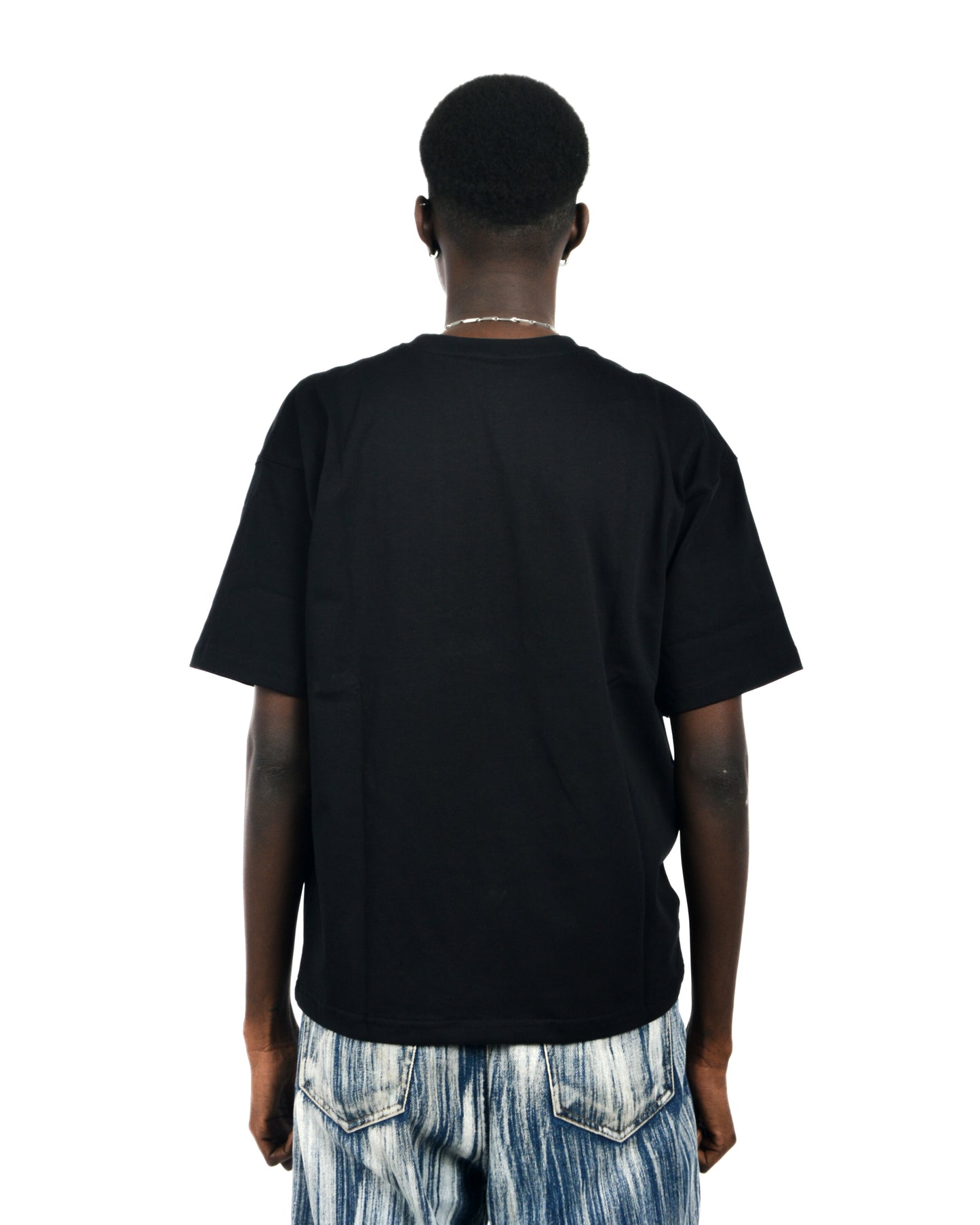 Masked Black tee
