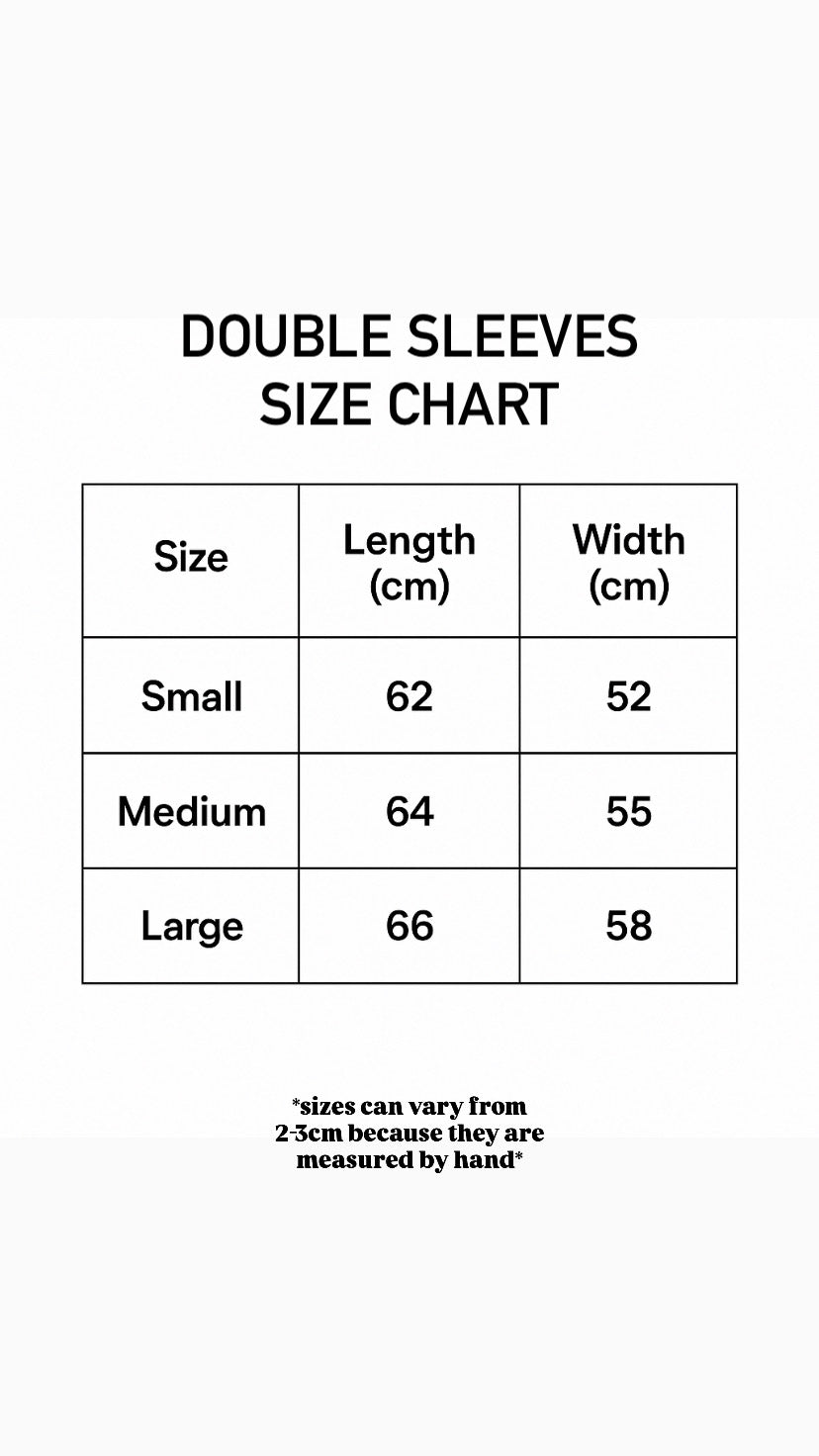 TO3 MASKED DOUBLE SLEEVES